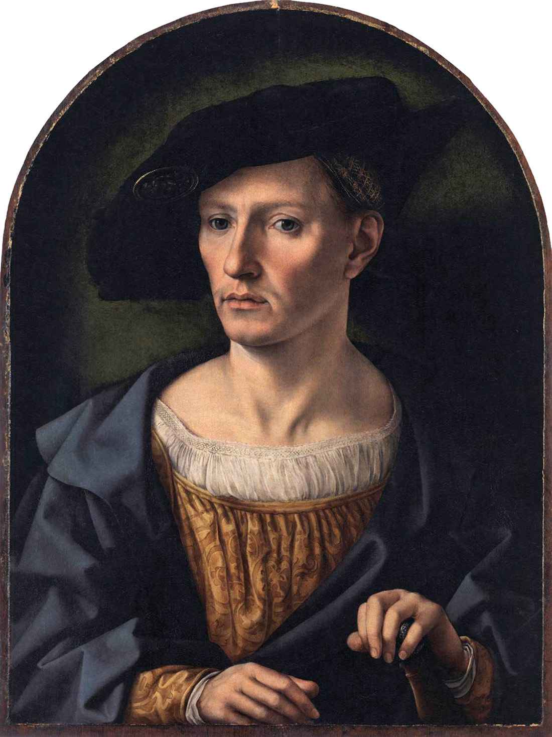 a portrait of a man